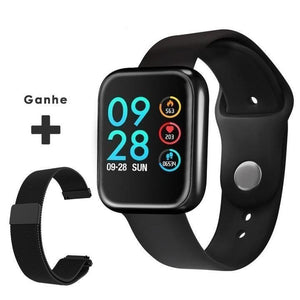 Relogio Smartwatch P70 + Pulseira Milanese de Brinde