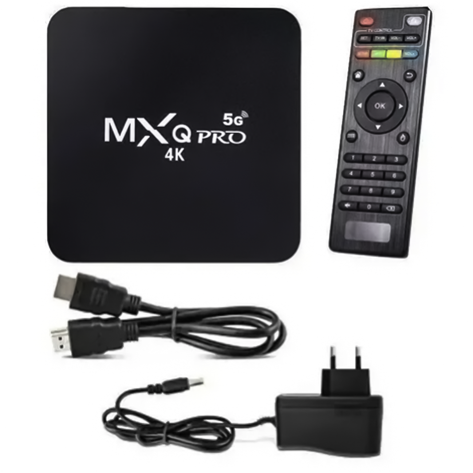 Conversor Box MXQ 4K PRO - Transforme sua TV em SmartTV -