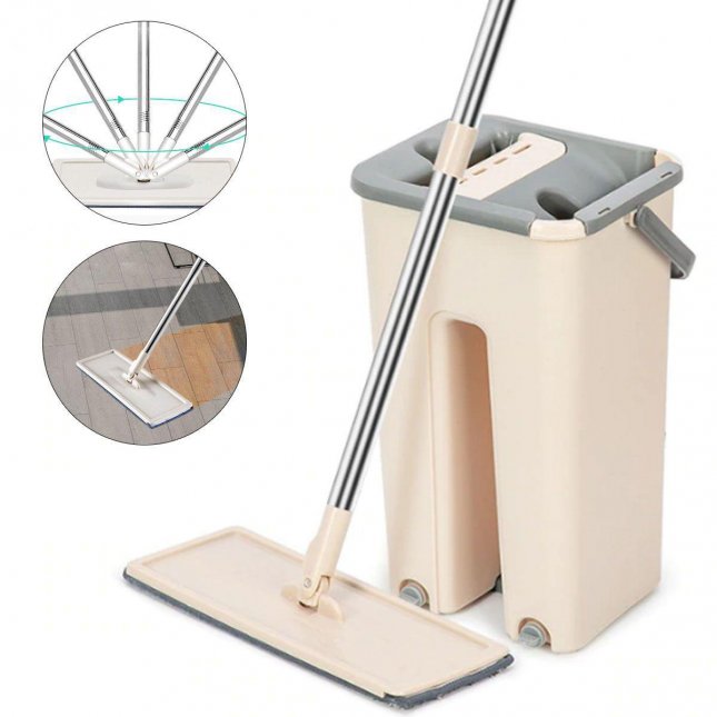 Flat Mop Com 1 Refil Gratis