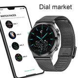 LIGE New Smart watch Men Heart rate Blood pressure Full touch screen sports Fitness watch Bluetooth for Android iOS smart watch - Mobile Club