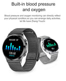 LIGE New Smart watch Men Heart rate Blood pressure Full touch screen sports Fitness watch Bluetooth for Android iOS smart watch - Mobile Club