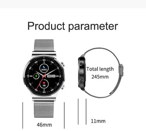 LIGE New Smart watch Men Heart rate Blood pressure Full touch screen sports Fitness watch Bluetooth for Android iOS smart watch - Mobile Club