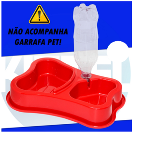 Pet Bebedouro Automático  Garrafa Comedouro Duplo Anti Formigas