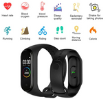 Relógio Inteligente Smartband M4 Mede Pressão Batimentos Km