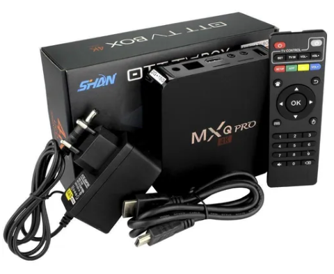 Conversor Box MXQ 4K PRO - Transforme sua TV em SmartTV -